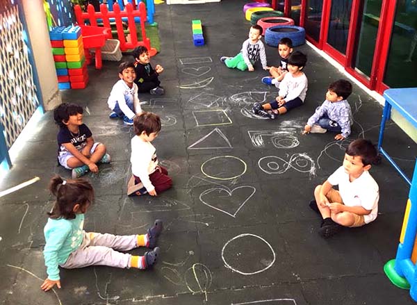 creative activity indoors at Learning Ladder Nursery in Jumeirah Lakes towers, Cluster Q